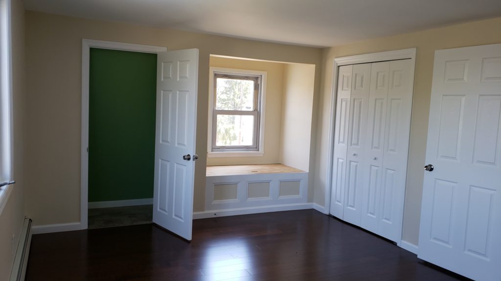 Renovated Bedroom with Window Seat
